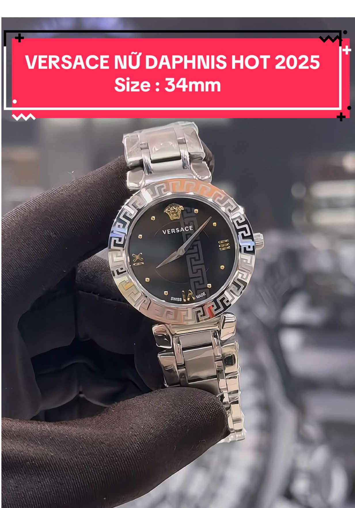 VERSACE NỮ HOT HIT 2025 EM CÒN SẴN 1C GIAO NGAY GIÁ SIÊU TỐT 🔥 Size : 34mm #37watchluxury #xuhuong #thinhhanh #trending #viral 