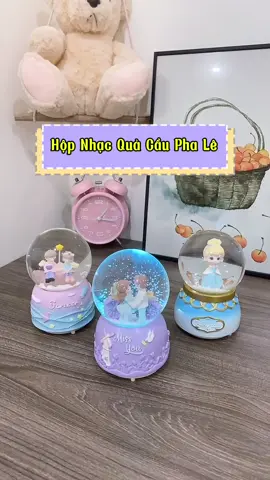 Quả cầu pha lê tuyết có nhạc#quacauphale #hopphatnhac #mayphatnhac #hopnhacphale #quacautuyet 