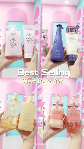 ឈុតសាប៊ូកក់សក់ដែលលក់ដាច់ក្នុងហាង🎀😘 #thebeautyme #haircare #fyp #hairroutine