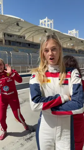 This time with Maya 😉  @Joanne Ciconte  @Maya Weug  @MP Motorsport  #f1academy #f1 #racing #drivelikeagirl #besttrio #f1abesttrio #girlsinracing 