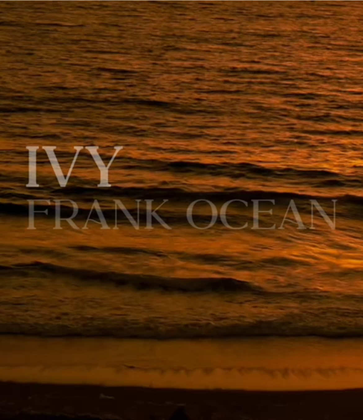 i thought that i was dreaming #sunset #frankocean #ivy #fyp 
