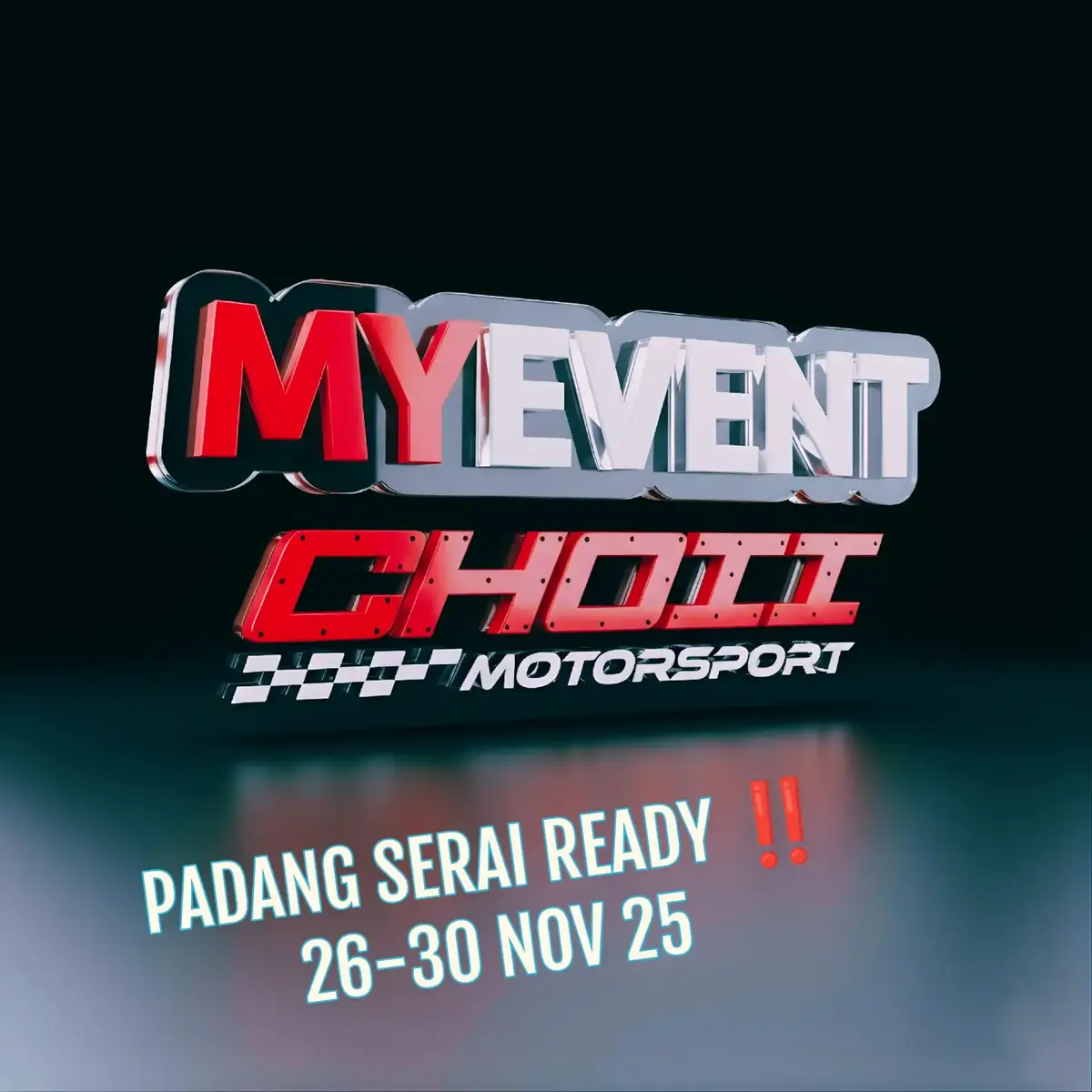 🔥 READY HAMPA!! 🔥 MYEVENT ✖️ CHOII MOTORSPORTS 3.0 bakal KEMBALI dengan aksi yang lagi gempak, lagi garing, lagi padu! 💥 Lima hari penuh dengan aktiviti padat, makanan viral, Persembahan artis mantap dan kejutan besar yang akan diumumkan tak lama lagi 😎 CHOII beb — kalau hangpa kenai dia, hangpa tau lah otak gila dia mesti ada benda luar biasa nak buat nanti! 😏 📣 TEMPAHAN LOT DIBUKA SEKARANG! Siapa cepat dia dapat — jom rebut tempat sebelum penuh! 🏁🔥 #FestivalMakanan #choiimotorsport #kedah #myevent #padu @choiimotorsport_ @farisazrii 