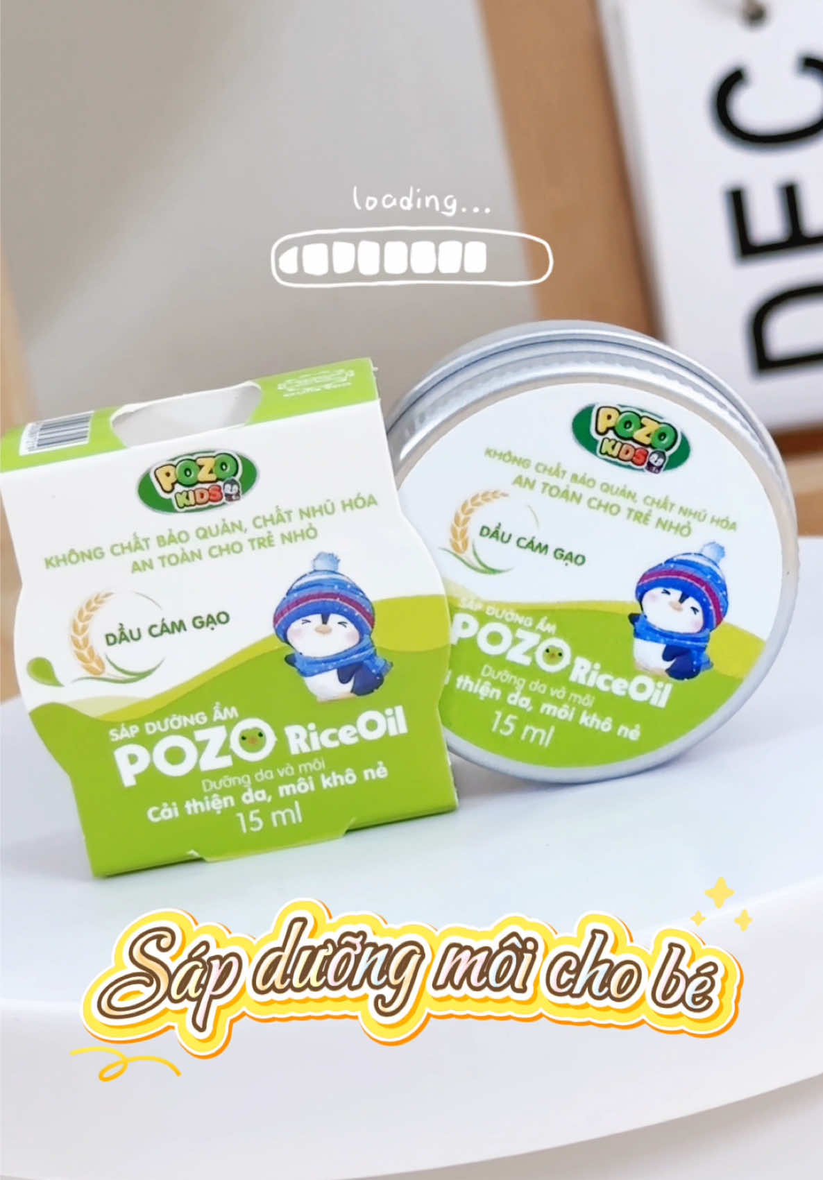 Sáp dưỡng ẩm môi, da cho bé. Mẹ có thể dùng được cho bé sơ sinh rồi nha #cunglamme #sapduongmoi #sapduongampozokids #sapduongmoi #pozo 