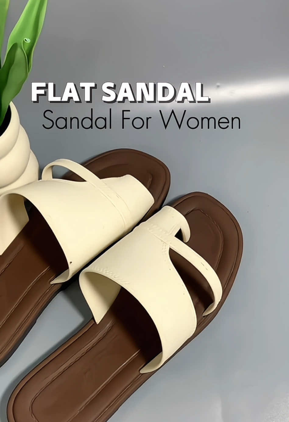 FLAT SANDAL FOR WOMEN #sandal #flatsandal #sandalforwomen 