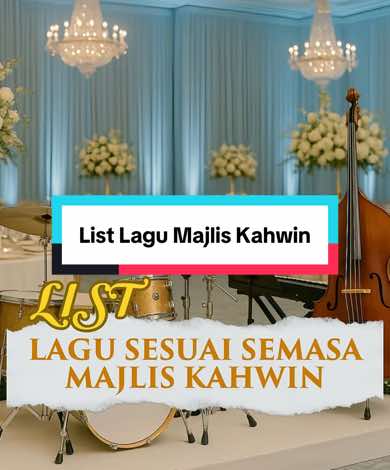Masih blur nak pilih lagu apa masa majlis nanti? 🤔 hah nah kami share list lagu-lagu paling sesuai ikut moment dari waktu pengantin masuk dewan, potong kek sampailah habis sanding 💍✨ save tau korang sebelum posting ni hilang! 🤩✨ #sempoicreative #kahwin #nikah #weddingsong #wedding #weddingtiktok 