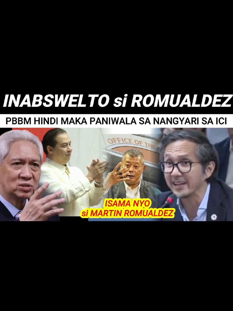 Martin Romualdez inabswelto ng ICI at OMBUDSMAN?#foryoupage #foryou #floodcontrolproject #trending #viral 