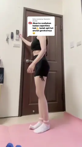 Membalas @Narendra Arrafqi kurang lebih seperti itu masing” gerakan semampunya aja☺️👍#legday #workoutdirumah 