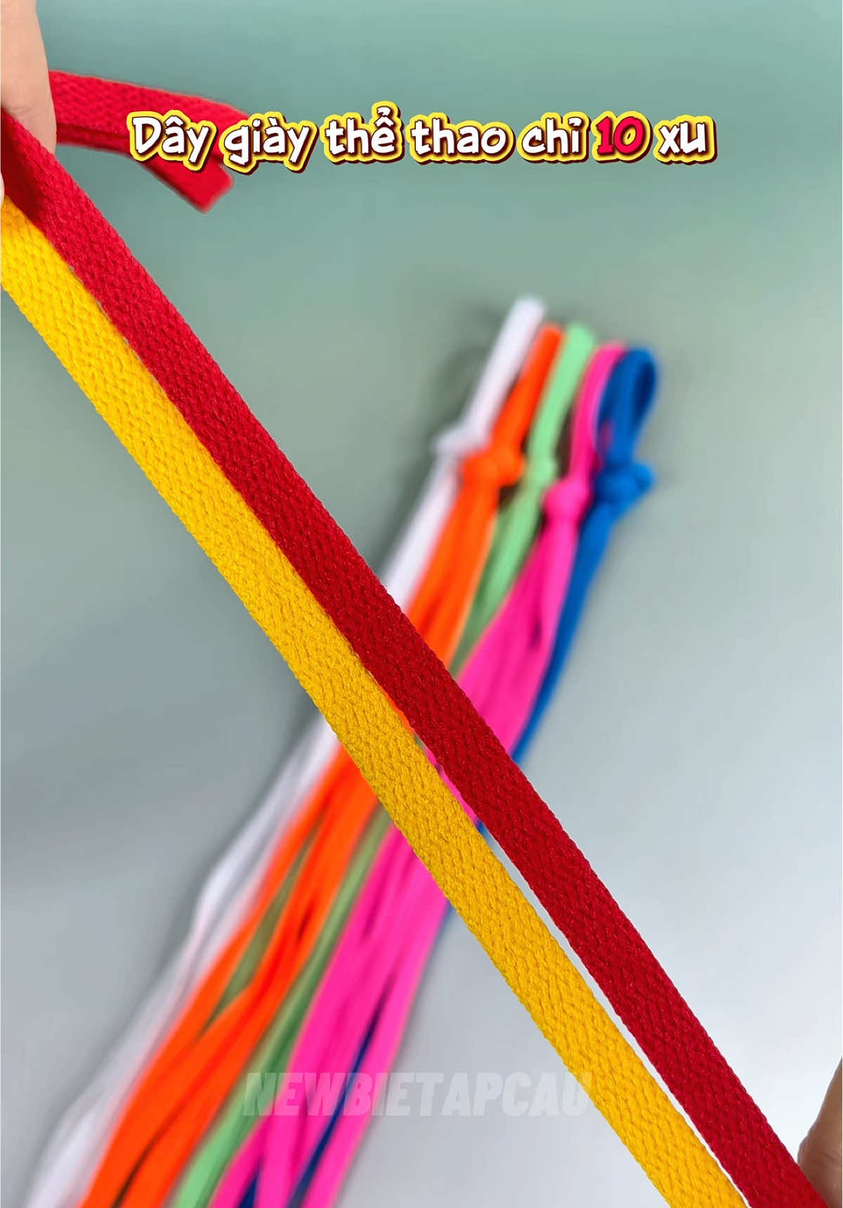 Dây giày thể thao chỉ 10 xu  #newbietapcau #yolosport #daygiaythethao #daygiaysneaker #xuhuong 