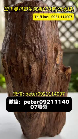 加里曼丹 野生沉香老料 670公克 沉香擺件 【沉水級】 星洲系 #沉香 #山奇藝術