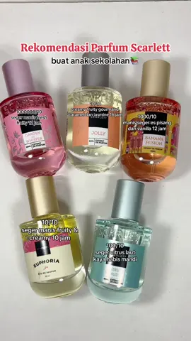 ini nih yg paling banyak ditanyain parfum scarlett buat anak sekolah yang mana ajaa❤️‍🔥