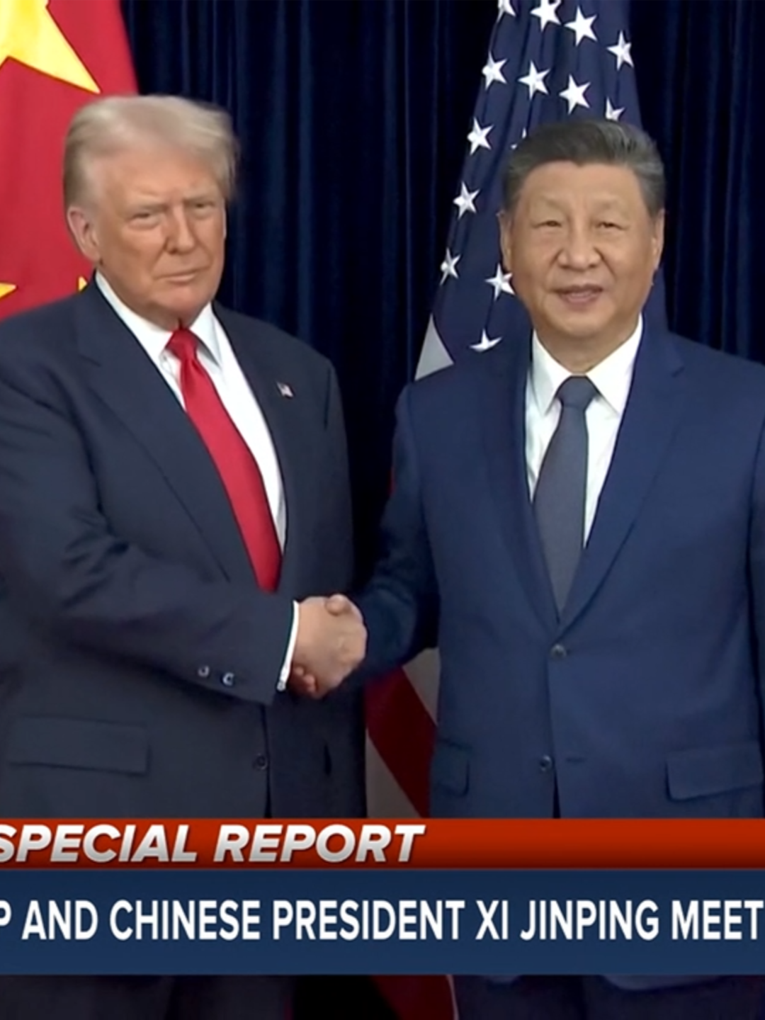 President Trump and Chinese President Xi Jinping have concluded their meeting in South Korea. Trump says China has agreed to loosening restrictions on rare earth minerals and a crackdown on fentanyl, in exchange for the U.S. lowering tariffs on China.