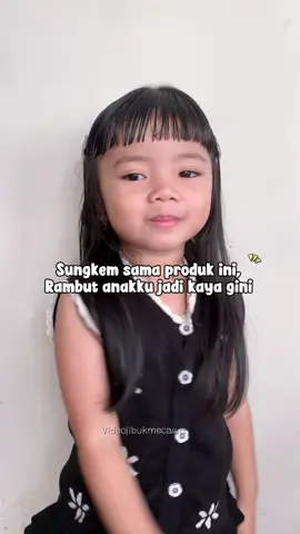 Anakku pun suka dengan wanginya🥰😍#makarizo #textureexperience #creambathathome #creambathanak #kamari 