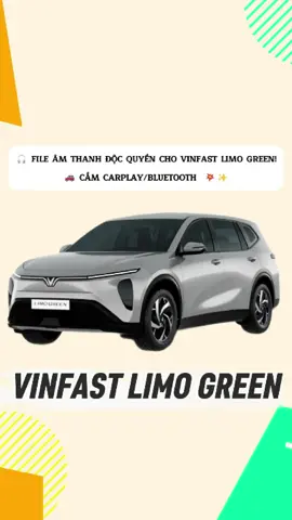 🚗File âm thanh độc quyền cho VinFast LIMO GREEN! 🎧 CarPlay/Bluetooh, nhạc lên – nghe là mê 💖 #vinfastlimogreen #carplaysound #xuhuong #viral #carplaystartup 