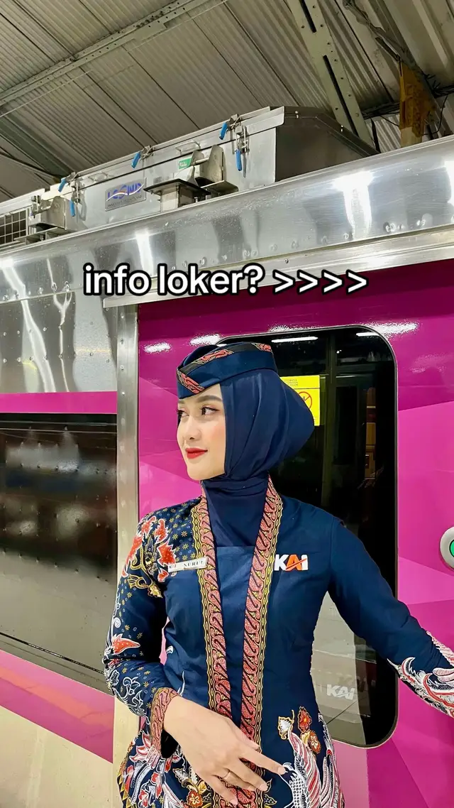 ayooo cptan yg dr kemarin nanyain loker mulu🫵🏻😭 #lokerkaiservice #pramugarikeretaapi #pramapramikai #pramugarikai 