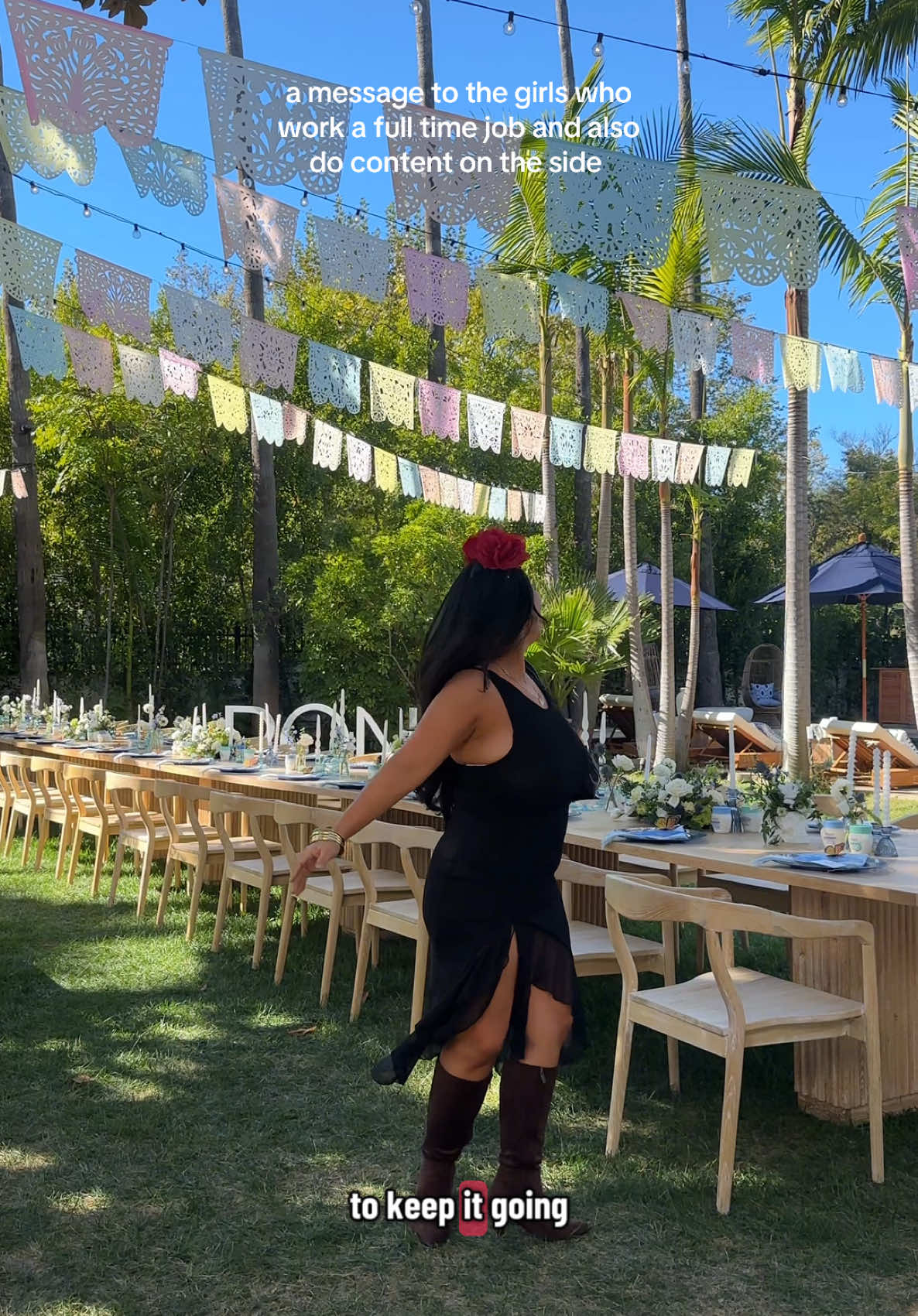 a message to the girls who work a full time job and also do content on the side: pls never shrink your dreams fa fa everything is possible #latina #losangeles #southla #southcentral #southcentralbaddies #contentcreator #figueroastreet #lanative #diademuertos #mexicana #brandevent #latinacontentcreator how to get invited to brand events, influencer events in LA, Latina content creator, latinx, Los Angeles, creator events #CapCut 