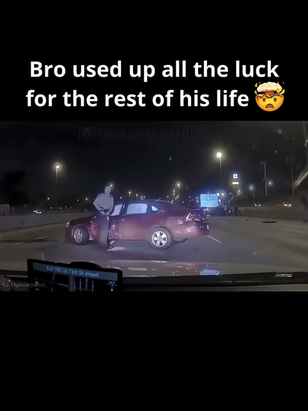 The Luckiest Cop on Earth  #cops #us #fyp