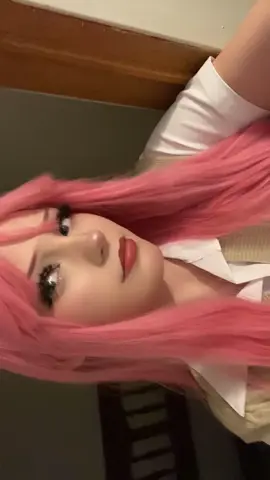 i think i want pink hair now #greenyuri #aya #tgswiiwagaa #cosplay #pinkhair 