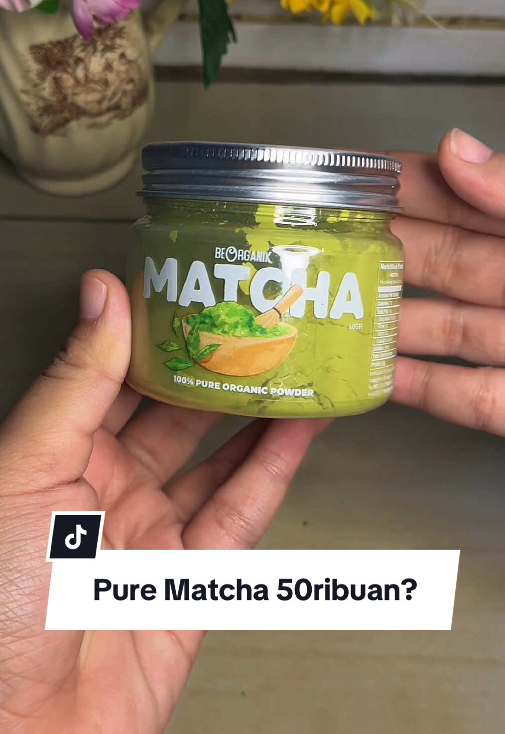Kayanya cuma @BeOrganik deh yg 100% uji Pure Matcha🍵🌱 #beorganik #matchalover #purematcha #fyp #matcha 