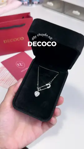 Dây chuyền xinh lắm mấy bà ơi. Đeo lên dễ thương xĩu 😍 #decoco #daychuyennu #trangsuc #quatangbangai #foryou 