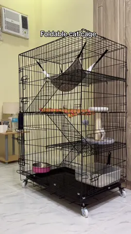 Foldable 4 layer cat cage #catcage #cage #foldablecage #cageforcats #cathouse 