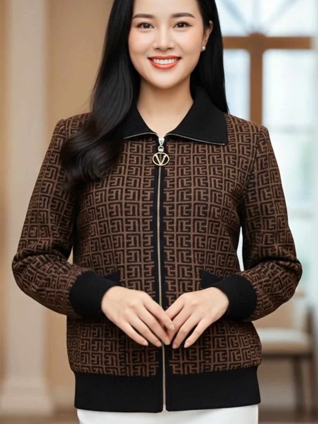 Áo khoác sang trọng quý cho chị em nhà mình #thoitrangtrungnien #aonu #aoxinh #aokhoac