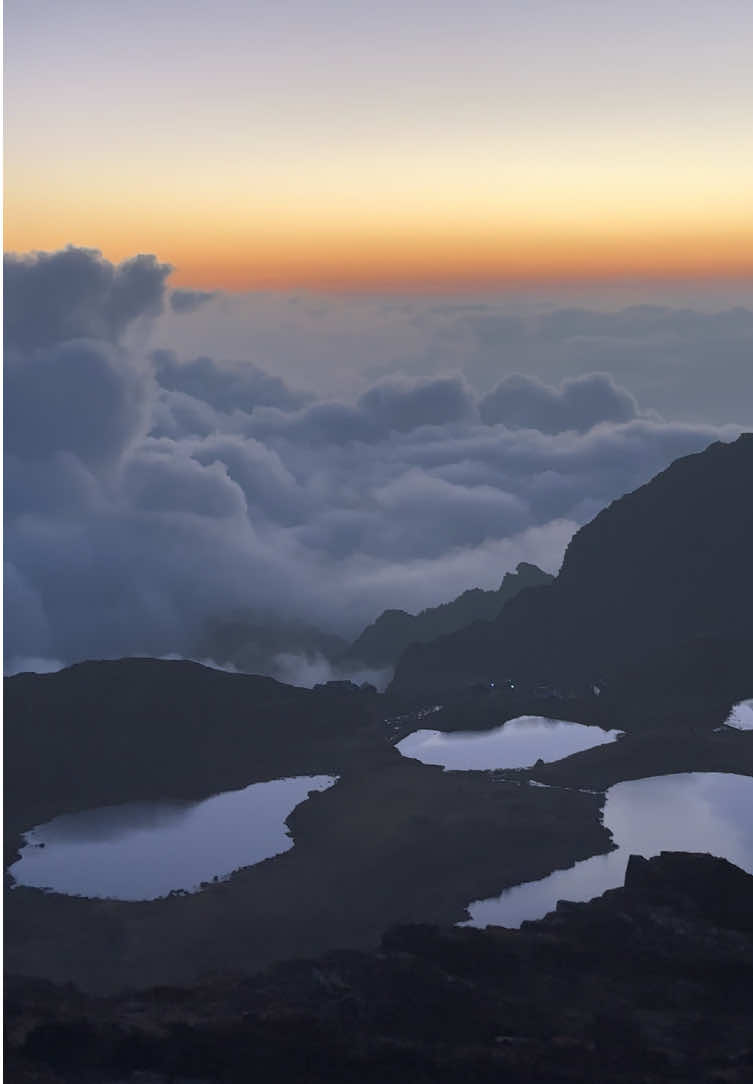 Heaven in Nepal ❤️ #sunset #Nepal #pachpokhari #fyp #bestview 