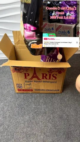 Combo 2 túi nước giặt Paris hương nước hoa Pháp, mỗi túi 3,6 kg #hienchangminh #nuocgiat #nuocgiatparis #xuhuong  @Hiền Chang  @Hiền Chang  @Hiền Chang 