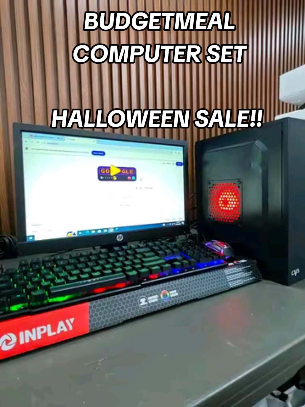 Budgetmeal Computer Set Intel Core i3 128GB SSD + 4GB RAM Halloween sale!! #computershop #computer #intel #ComputerShopPH 