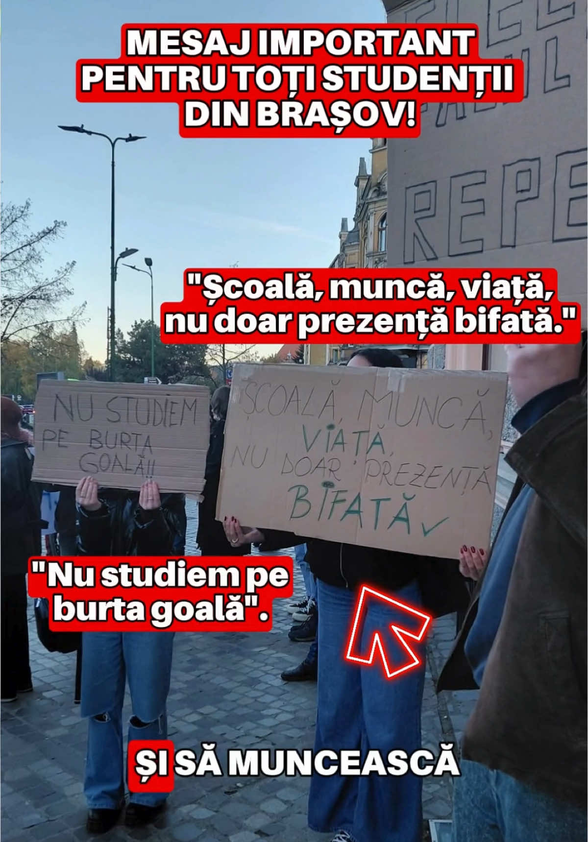 👋 Hei! Zilele trecute am fost la Universitatea Transilvania și am stat de vorbă cu zeci de studenți. 🎓 Toți mi-ați spus același lucru: e tot mai greu să ții pasul cu facultatea și cu munca. 💼 Unii chiar au renunțat la joburi, doar ca să nu piardă anul. ⚠️ Și, sincer, nicio autoritate nu a venit cu o soluție. 💡 Noi avem una. 📘 USR a depus din 2024 un proiect de lege care le permite studenților să lucreze fără să fie penalizați la facultate. 🙌 E o schimbare simplă, dar care poate face o diferență uriașă: să nu fiți obligați (prin absente) să participați la mai mult de 8 ore legate de studiu pe zi. Acum proiectul e blocat prin Parlament și e nevoie de presiunea voastră ca să îl transformăm în lege. 📅 Vineri, la ora 13:00, merg la rectorul Universității Transilvania să-i cer opinia și obligatoriu sprijinul pentru proiect — vreau să fim în aceeași echipă, pentru studenți. 📍 Iar de la ora 10:00 aștept orice student la sediul USR Brașov să discutăm cum putem continua. Am vrut să vă invit cu mine la rector dar am fost refuzat. Merg și singur, dacă știu că vă ajută. 🗣️ Vreau să aud direct de la voi ce credeți despre lege, ce trebuie îmbunătățit, ce lipsește. 💬 Scrieți-mi, veniți, spuneți-mi tot. ❤️ Fără voi, legea asta nu are cum să treacă și să vă fie de folos. #unitbv #student #brasov #romania #educatie