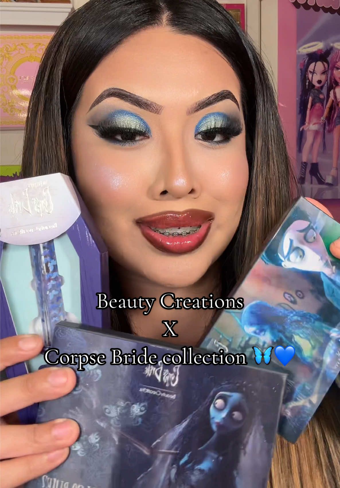 @Beauty Creations Cosmetics x Corpse Bride💙🦋 #TimBurton #corpsebride #corpsebridexbeautycreations #corpsebridemovie #beautycreationscosmetics 