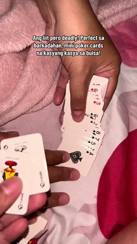 May ganito pala kaliit na cards haha #pokercards #minicards #toy #tiktokbudolfinds 