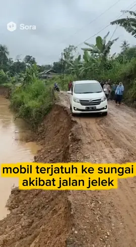 mobil jatuh ke sungai #fyp #viral #reels 