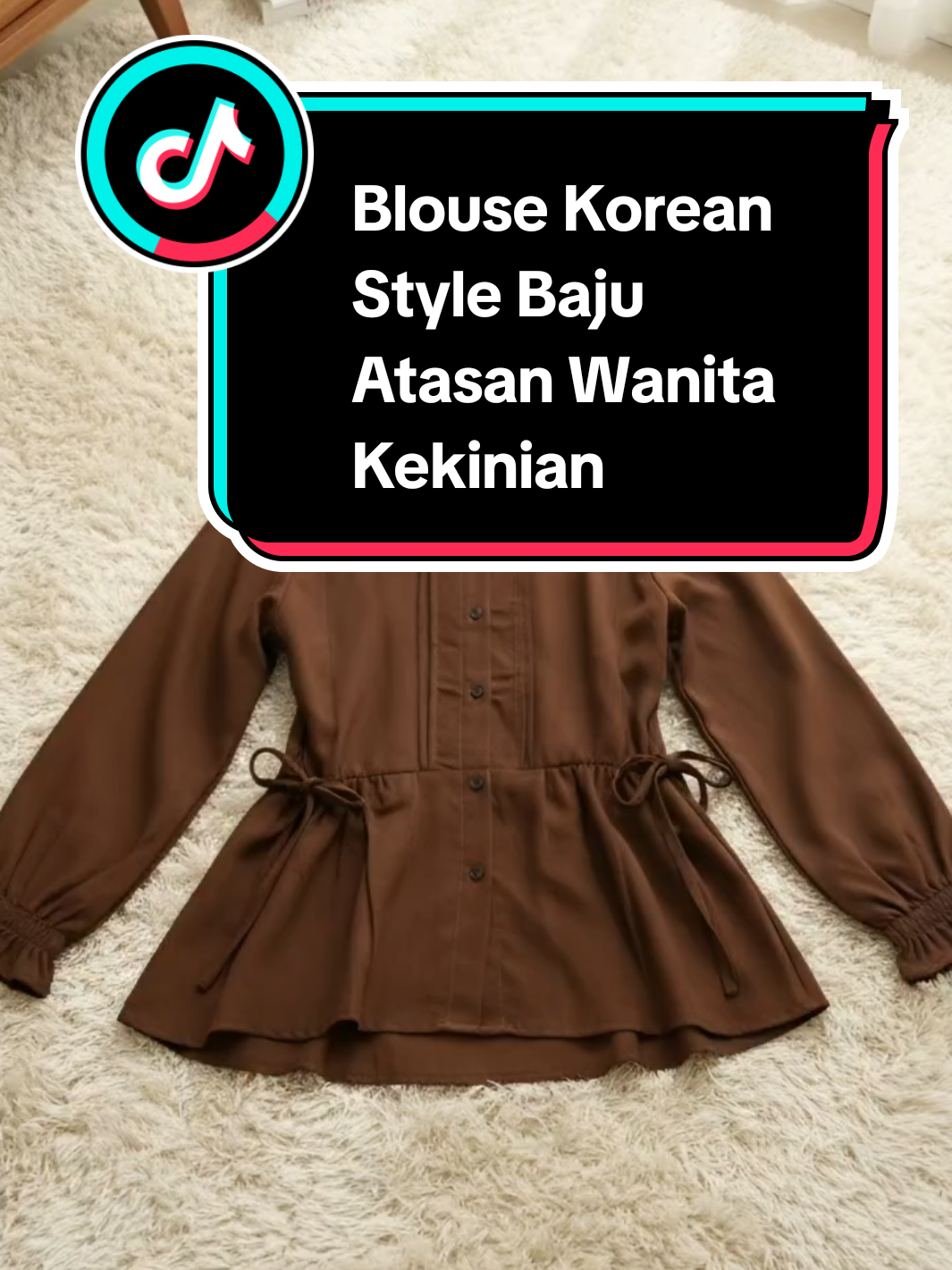 Blouse Korean Style -Baju Atasan Wanita Kekinian Lengan Panjang Modis Elegan Bahan Polo Linen Adem Ringan -Kemeja Cewek Dewasa Casual Santai Look Korea Terbaru 2025 #fyp #promomakanharian #tiktok #promoguncang1111 #gajiansale 