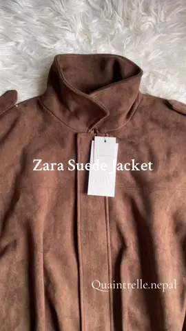 Zara suede bomber jacket  #quaintrellenepal #jacket #zara #fall #winter 