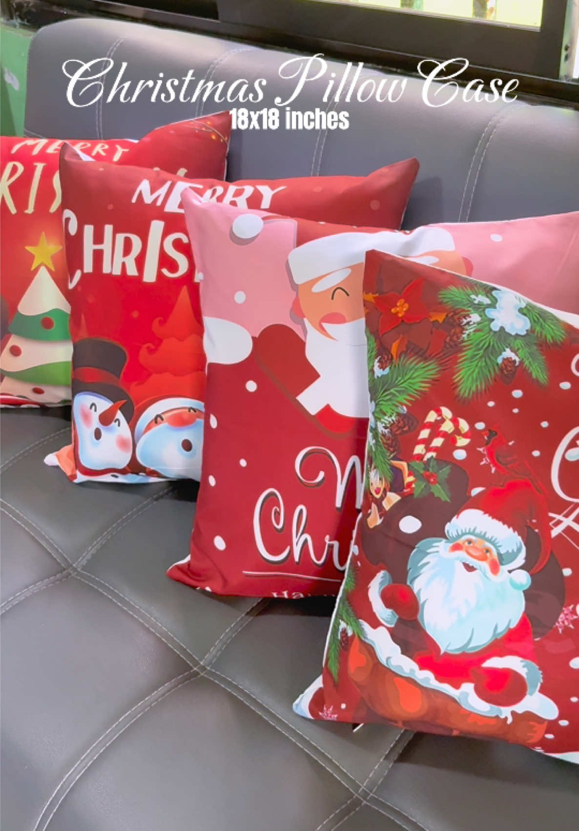 Christmas Fedign Pillow Cases #pillowcase #pillowcasewithzipper #christmaspillowcase #christmasdesign #christmasdecor 