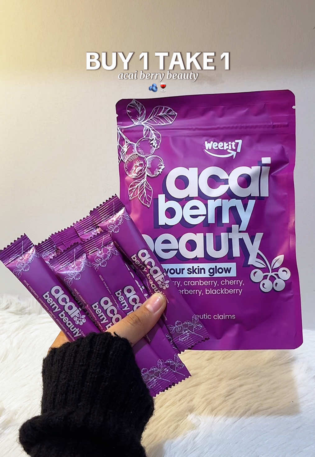 part 1463| para ma-achieve ang “less breakouts, no bloat”, drink acai berry beauty juice na naka buy 1 get 1 pa🫐🍷 #acaiberry #acaiberryjuicedrink #weekit7acaiberrydrink #acaiberrybeauty #recosbyella🔎 