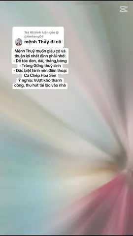 Trả lời @@ diễmhang04 Mẹo cải vận mệnh thuỷ✅#dieutuethiennam #codongdieutuethiennam #tuphuvanlinh #haudong #tinnguongthomau 