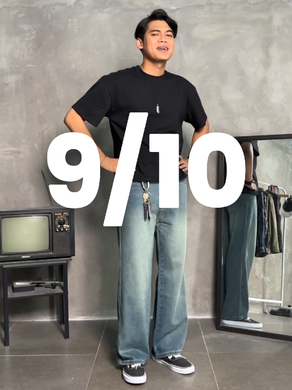 rekomendasi celana jeans denim lemes yang punya cuttingan gombrong tapi gak too much gombrongnya #rekomendasicelana #celanajeans #JINISO7th #Gen7JINISO #SevenYearsStrong 