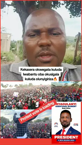 protest vote #Bobiwine #ugandatiktok #foryoupage @Bobi Wine 