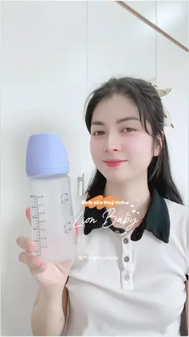 Bình sữa thuỷ tinh chân ái nè mấy mom #minanaunbox #binhsuathuytinh #lionbaby 