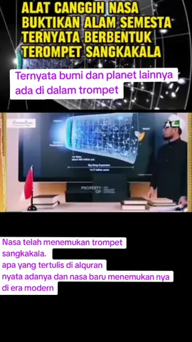 nasa menemukan trompet sangkakala #viral  #fyp  #nasa  #alquran 