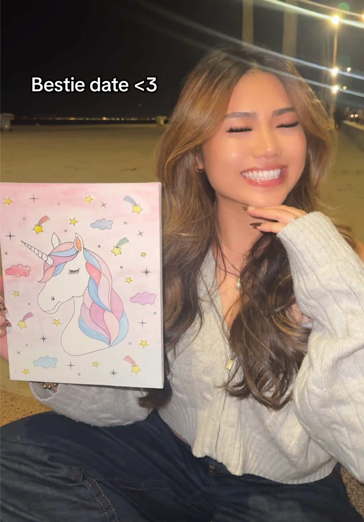 something was indeed wrong 😇 #fyp #bestfriend #beach #painting #bestiedate 