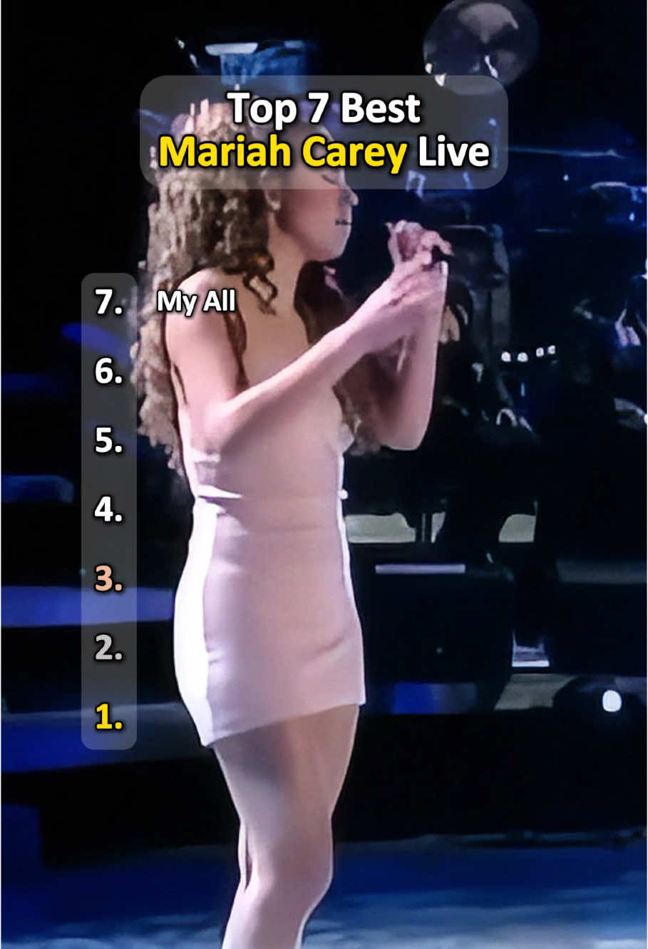 Top 7 Best Mariah Carey Live #MariahCarey #music #live #myall #Emotions #80s