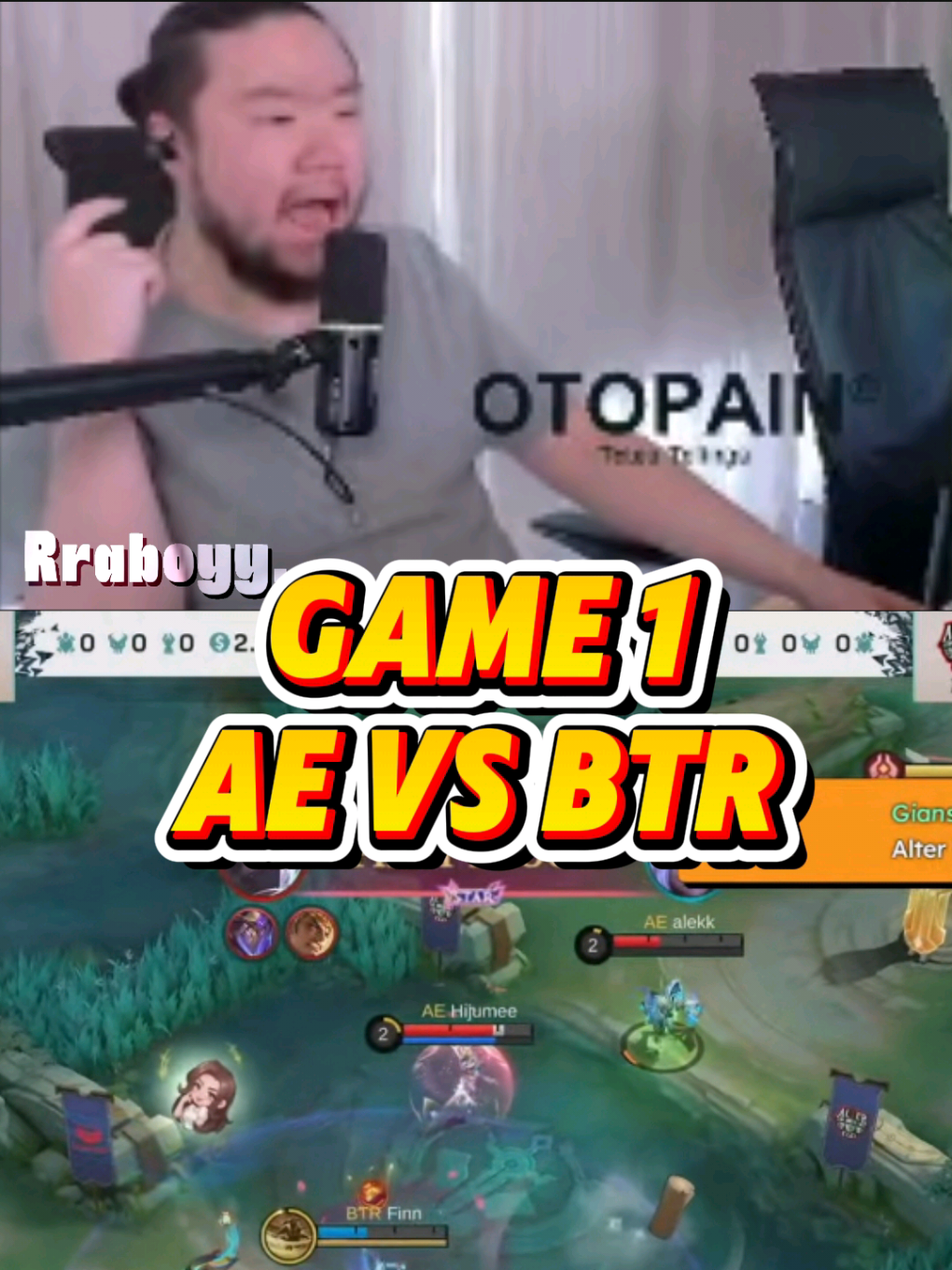 Reaksi ko delwyn AE vs BTR Playoff MPLID S16 || Mahal gini gameplay AE☠️ #kodelwyn #alteregoesports #bigetronesports #MLBB9TH #MLBB 