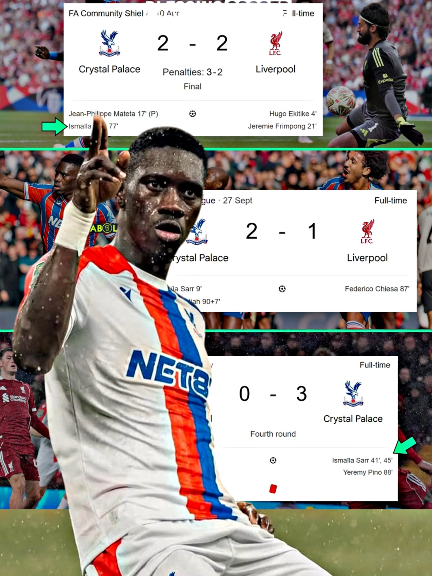 Palace & Sarr Mimpi Buruk Liverpool
