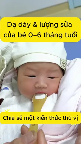 👩‍🍼Dạ dày bé sơ sinh nhỏ xíu, lượng sữa mỗi lần cũng “vừa đủ”! 🍼✨ Những mốc phát triển quan trọng mẹ nào cũng nên biết 💡 #BeAnDam #ChamSocTreSoSinh #TreEm #BeKhoe #NuoiConThongMinh