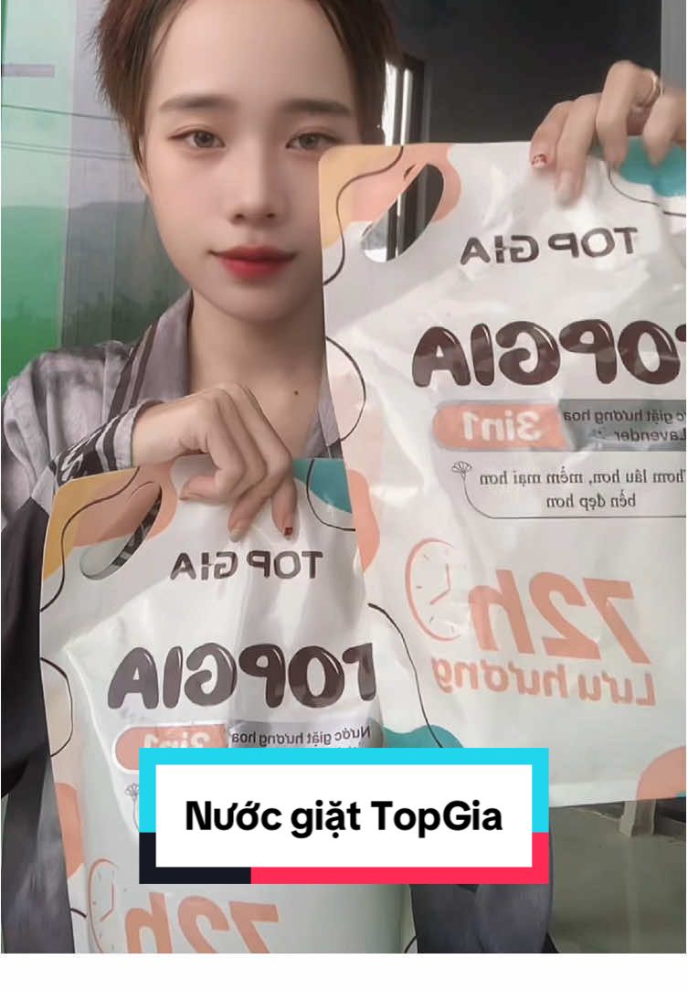 Nước giặt TopGia hương Lavender lưu hương 72h siêu thơm nha mấy bà ơii giặt đồ cho bé đc luôn nha❤️#nuocgiattopgia2littang2lit #nuocgiattopgialuuhuong72h #TopGia