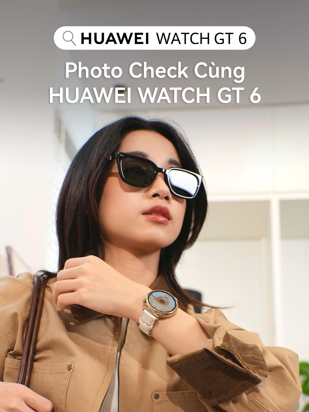 Photo check cùng HUAWEI WATCH GT 6 📸✨ Ai nói đồng hồ thông minh là to bự, là thô kệch và chỉ dành cho nam giới? Thử ngay HUAWEI WATCH GT 6 bản 41mm dành riêng cho chị em chúng mình ⌚💫 #HuaweiMobile #HUAWEIWatchGT6  #Smartwatch