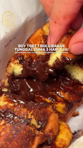Akhirnya promo buy 1 get 1 bolu bakar tunggal balik lagi! Kali ini ada sampai 3 hari spesial buat varian terbaru mereka bolu bakar pisang keju dan pisang coklat. Berlaku di semua outlet Bolu Bakar Tunggal yaa. Kita juga cobain bakpao dan mantao terbaru di outlet TIK Braga dan lagi promo juga loh! 📍Bolu Bakar Tunggal #bolubakar #bolubakartunggal #oleholehbandung #rotibakarbandung #infopromo 