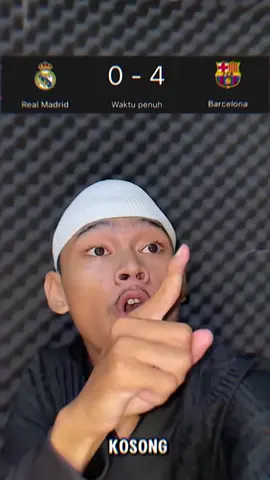 Menang sekali saja banggaa#barca#bantai#madridista #foryou #foryoupage 